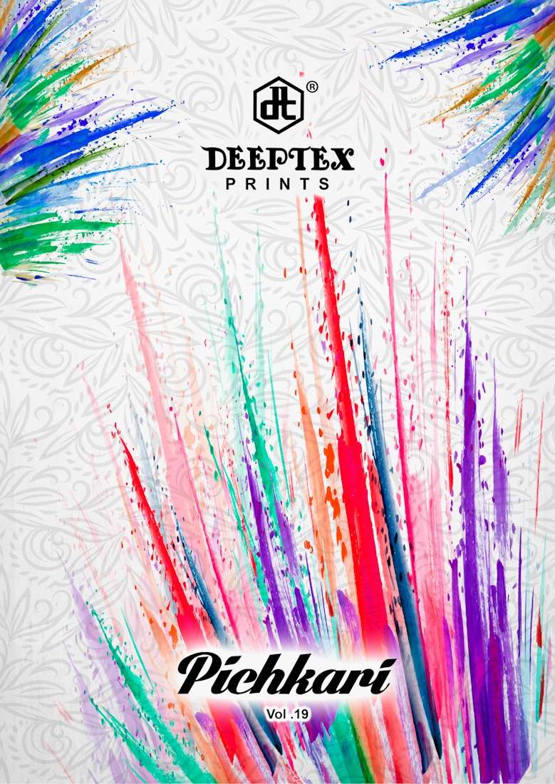 Deeptex Pichkari vol-19 series 1901-1910 pure cotton suit 
