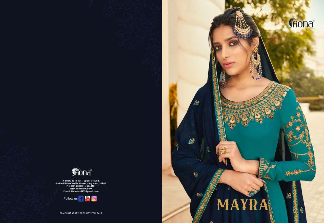 FIONA MYRA DESIGNER REAL GEORGETTE SUIT 