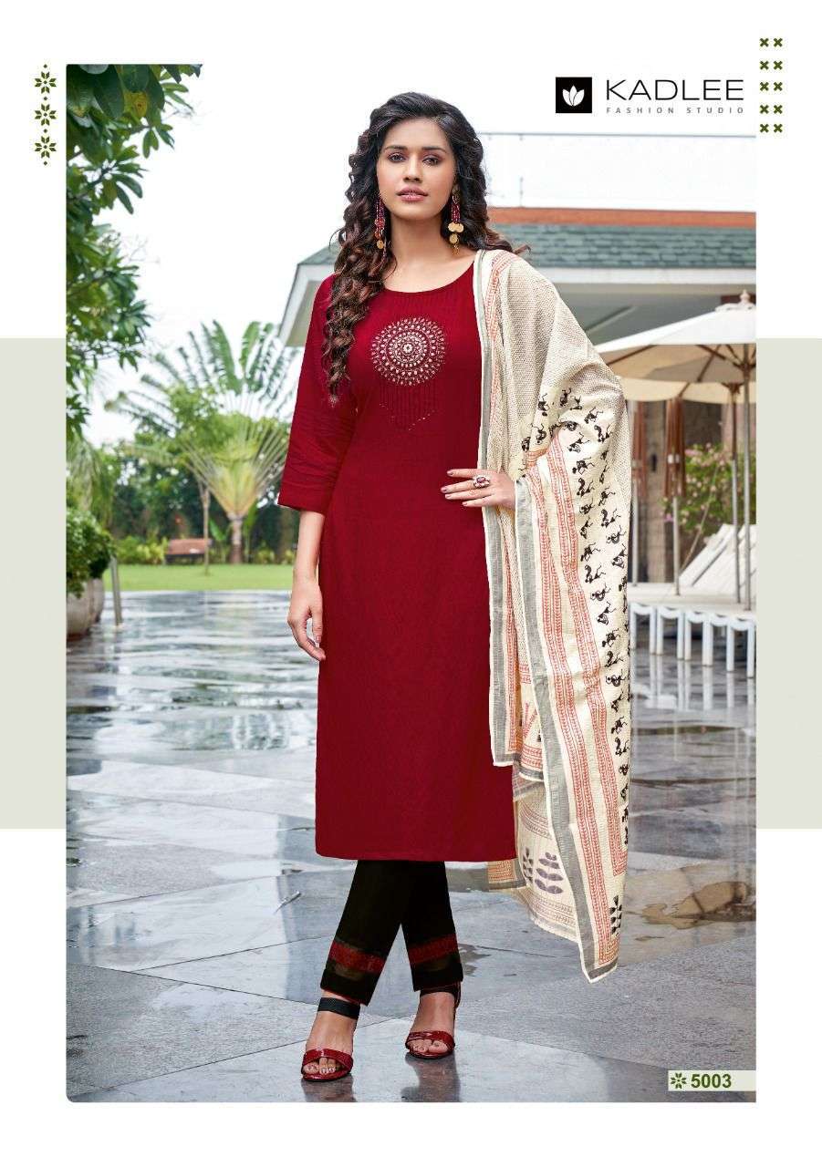 KADLEE SHANAYA READYMADE KURTI BOTTOM WITH DUPATTA SUPPLIER