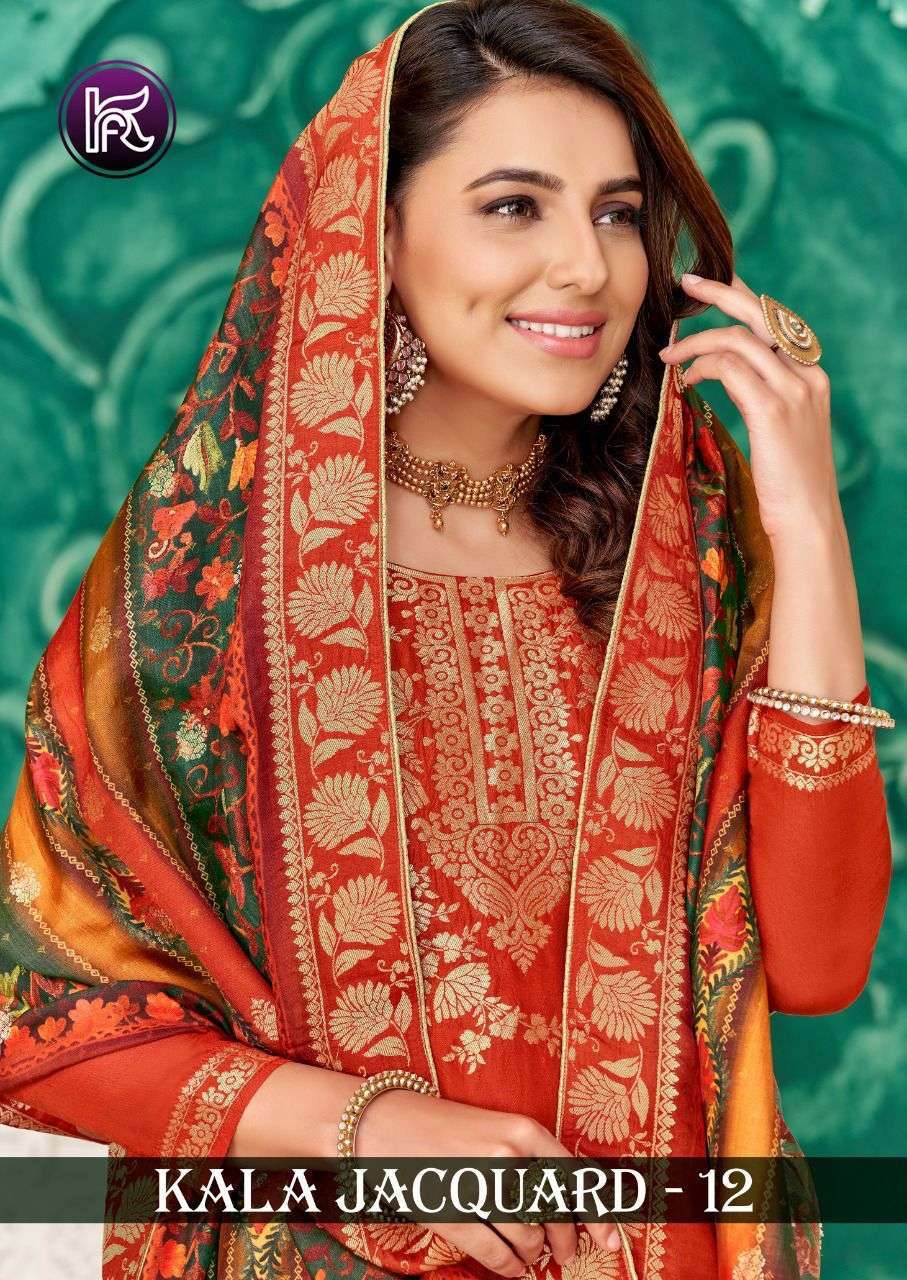 kala jacquard vol 12 series 1001-1006 pure jacquard suit 