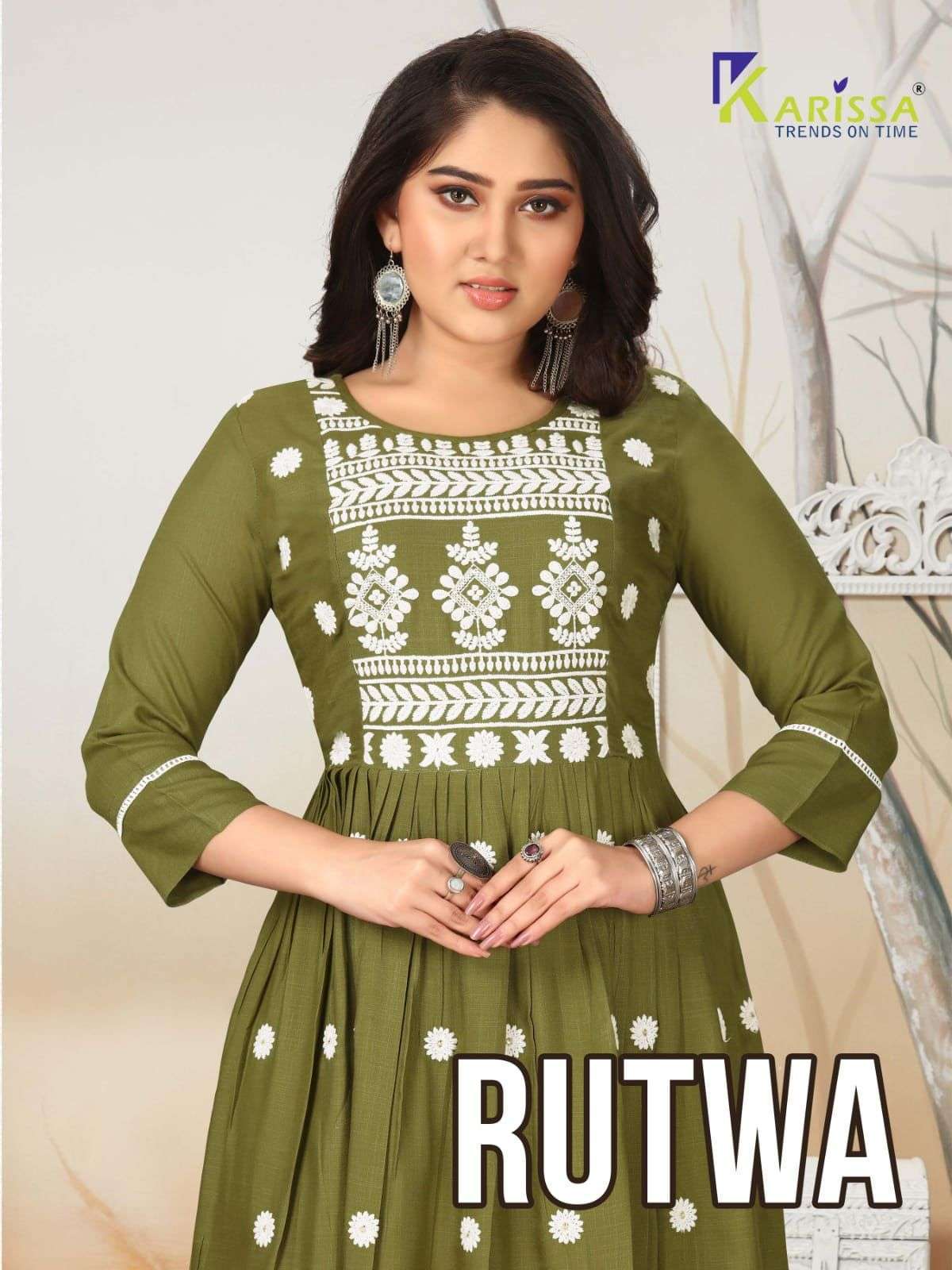 KARISSA RUTWA RAYON ANARKALI LONG GOWN COLLECTION