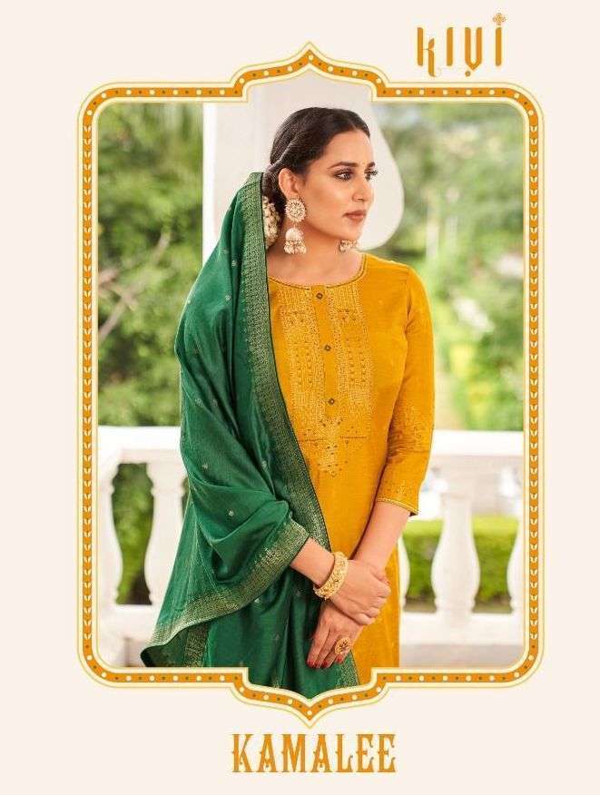 kivi kamlee series 12807-12812 Pure Fancy Jacquard readymade suit