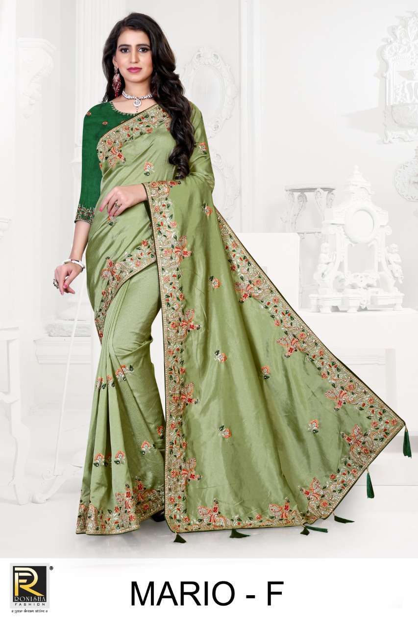 MARIO BY RANJNA SAREE FESTIVE WEAR EXCLUSIVE COLLECTION WHOLESALE PRICES