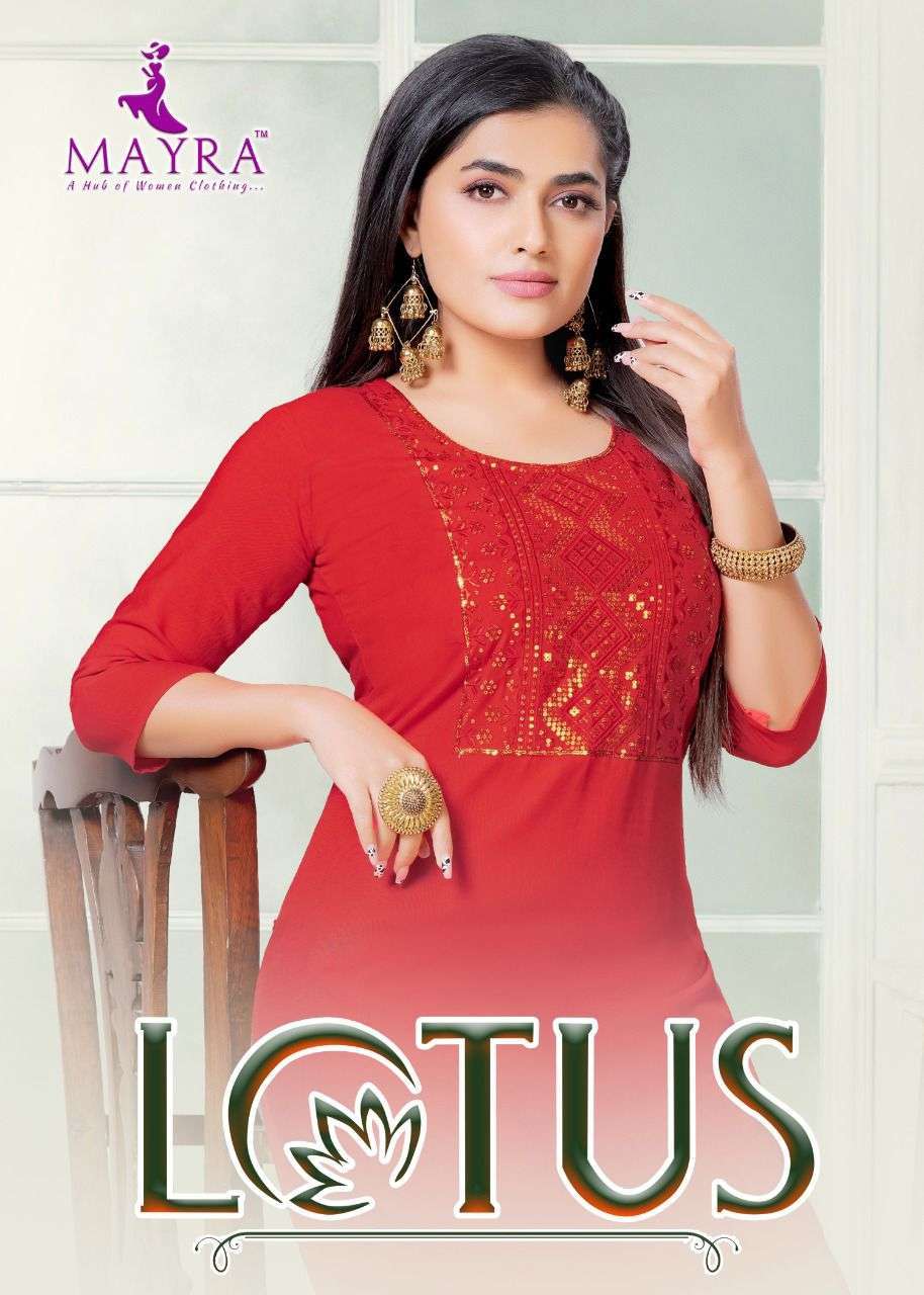 mayra lotus series 37001-37008 Reyon liquid slub kurti