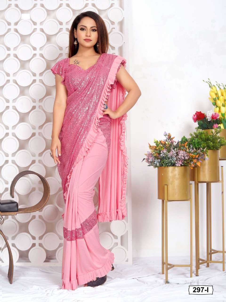 MEHEK 297 SERIES DESIGNER IMPORTED SILK LYCRA SAREE 