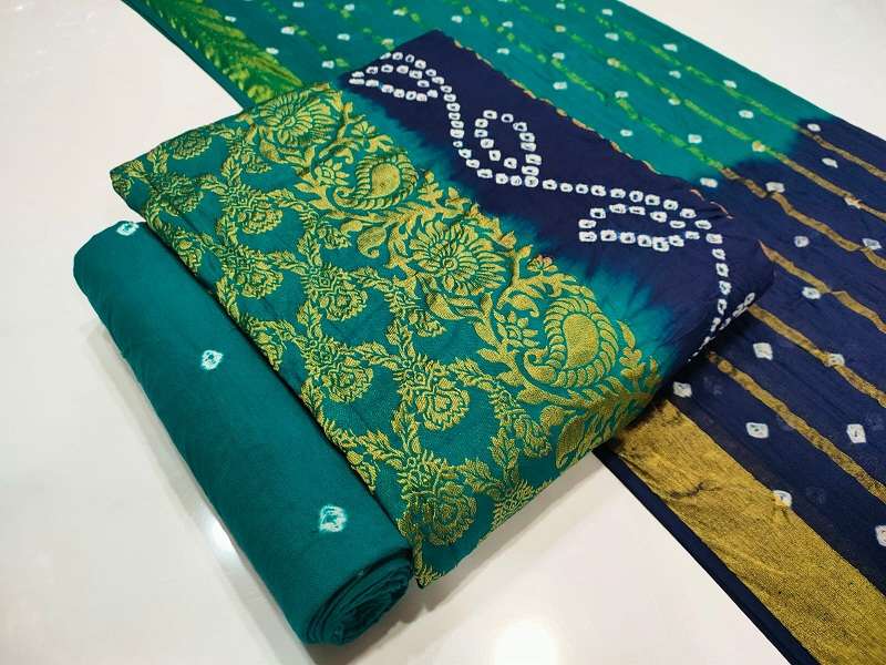 Nemi Jacquard Bandhani Fancy Wear Salwar Suit