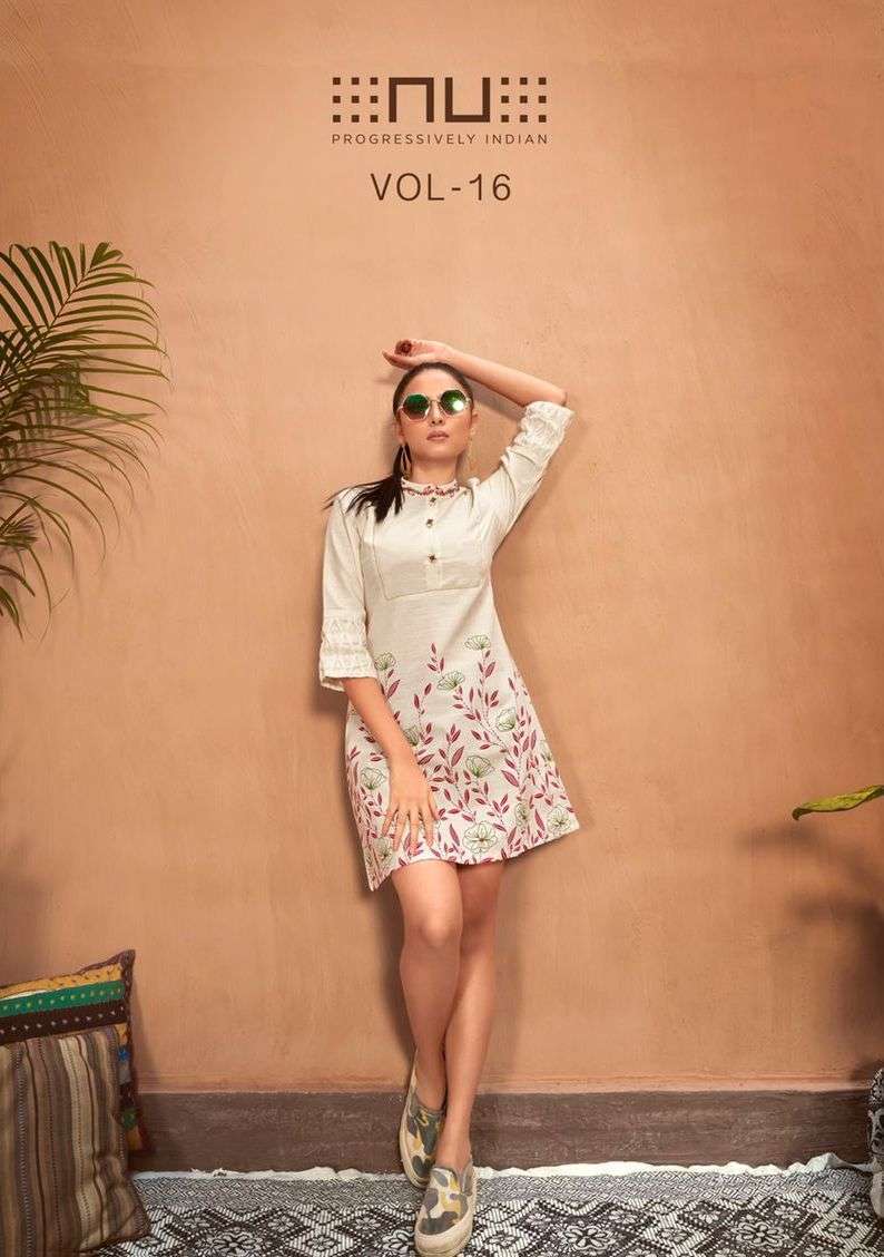 nu vol 16 series 1601-1605 Linen Cotton Flex tunics