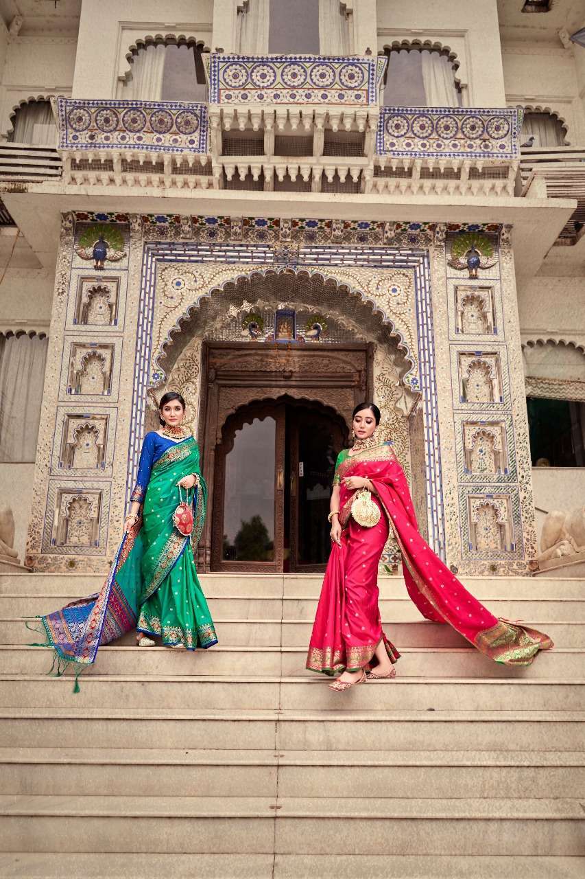 Rajyog amyra silk soft silk weaving saree