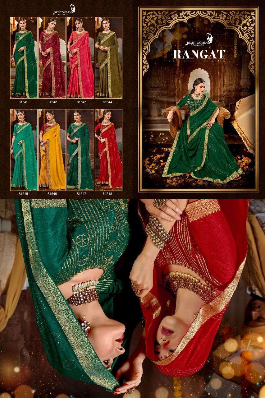 right women rangat 81541-81548 vichitra fabric saree