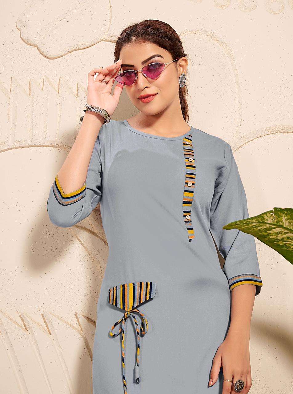 RIJIYA PLAZZO QUEEN VOL 10 RAYON KURTI WITH PLAZZO PAIR SUPPLIER