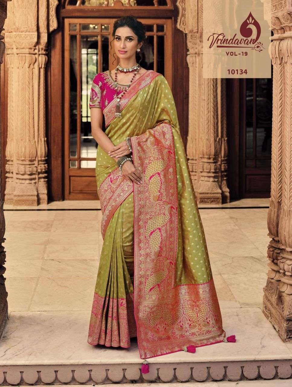 ROYAL VRINDAVAN VOL-19 DESIGNER SILK SAREE