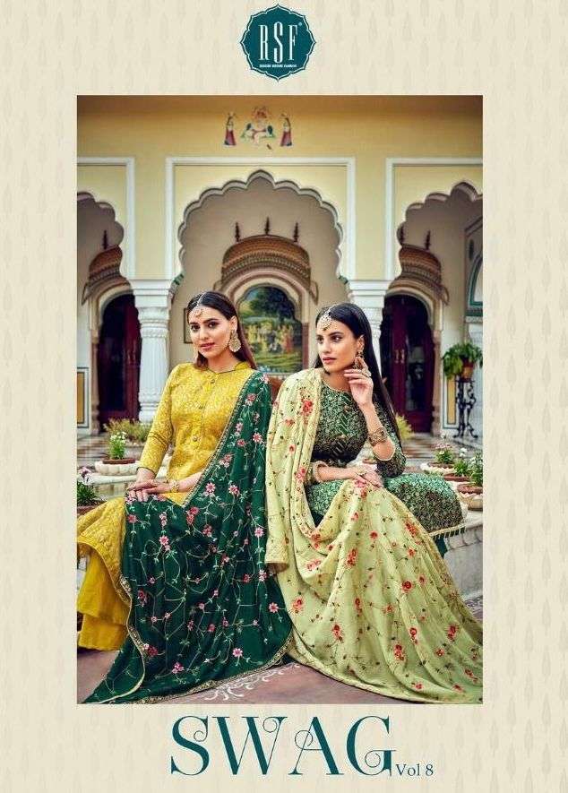 rsf swag vol 8 series 21501-21506 pure silk jacquard suit 