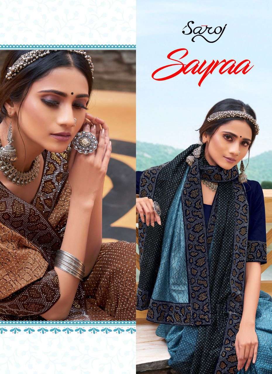 saroj sayraa series 241001-241004 rasal net saree