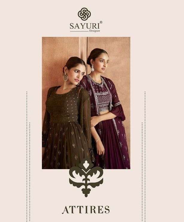 sayuri designer attires series 9101-9104 real georgette kurti  