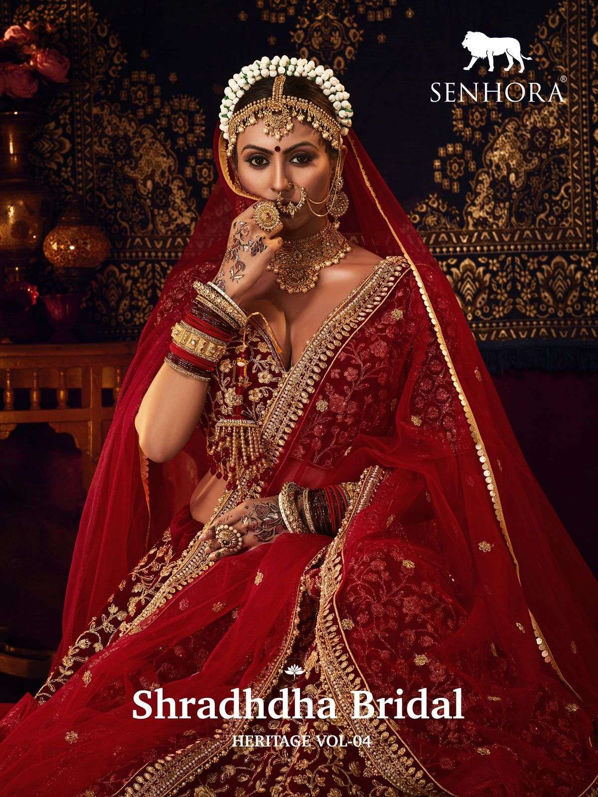 SENHORA SHRADHDHA BRIDAL HERITAGE VOL-4 9000 VELVET LEHENGA 