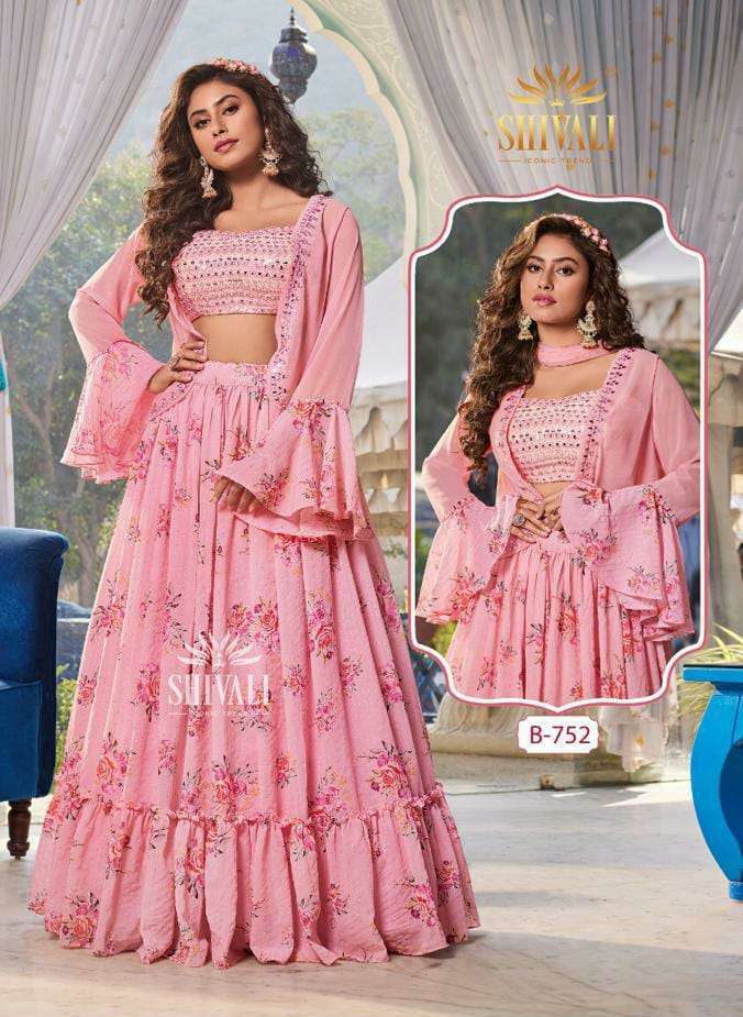 shivali b 752 design designer lehenga style dresses combo set