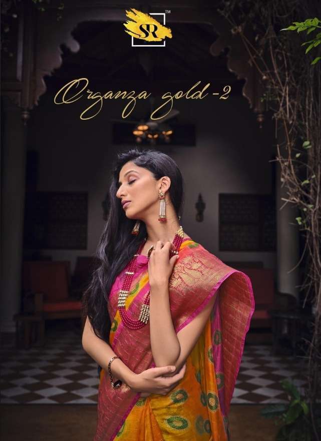 sr organza gold vol 2 series 11-20 3d velvet chiffon saree