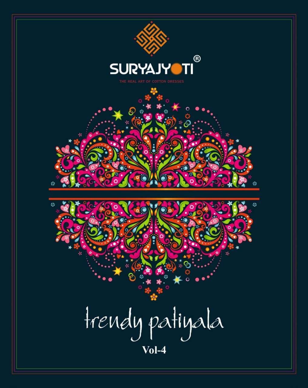 Suryajyoti trendy patiala vol-4 series 4001-4030 cotton suit 
