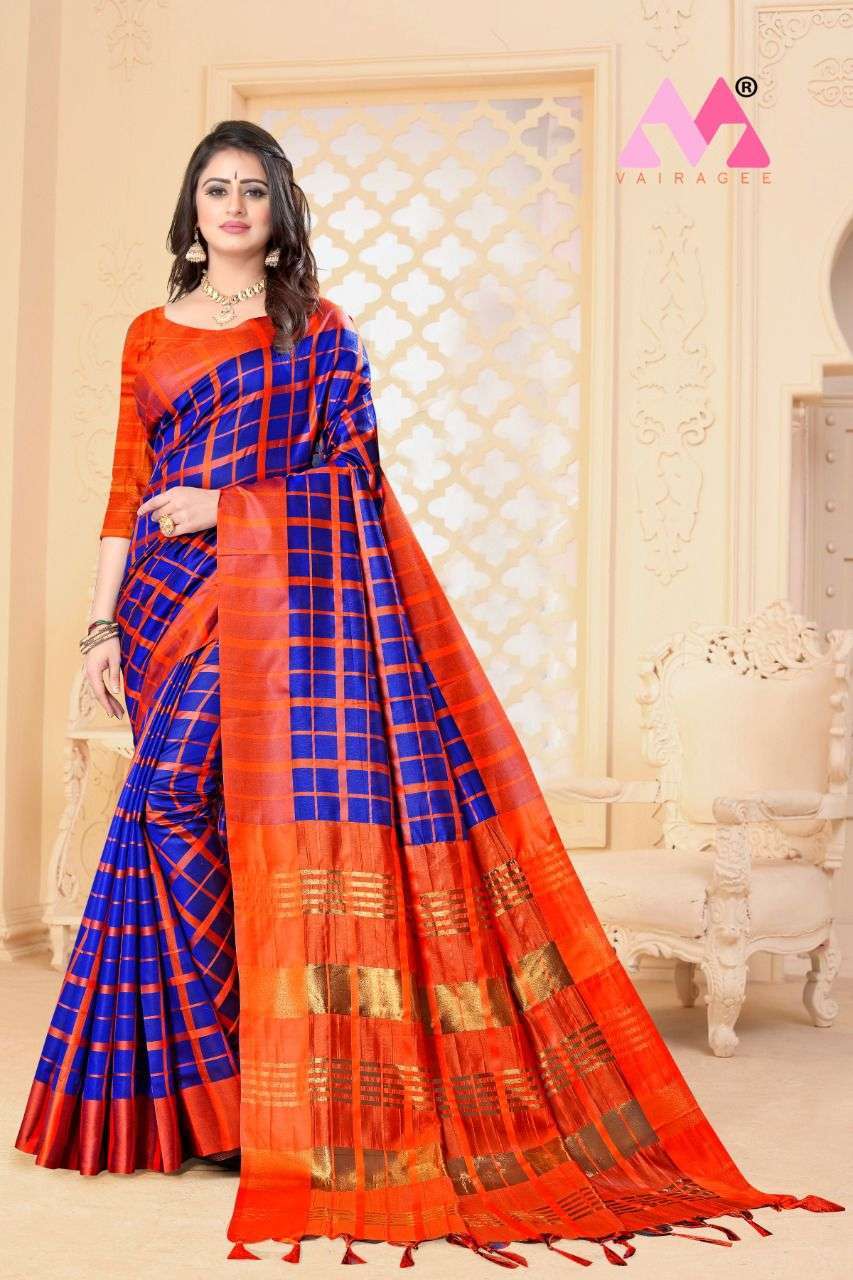 vairagee Preksha Kota Silk saree collection 