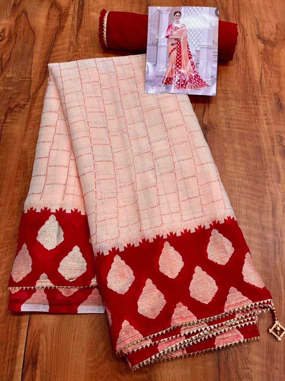 VALLABHI PRINTS DESIGNER HEAVY BRASSO SILK SAREE