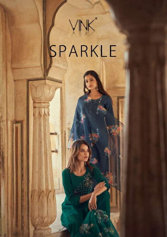 vink sparkle series 1421-1426 pure viscose readymade suit 