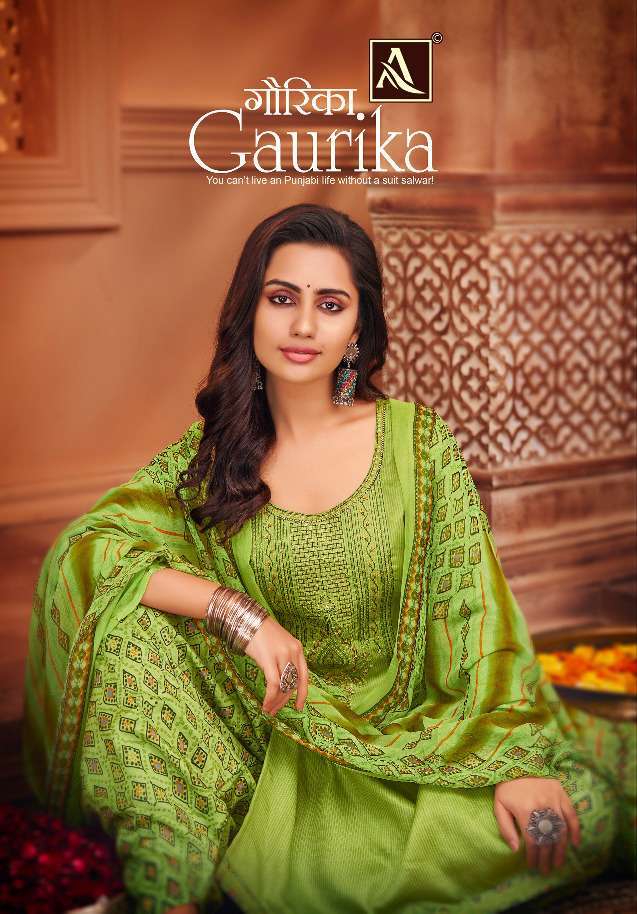 alok suits gaurika series 887001-887010 pure jam suit 