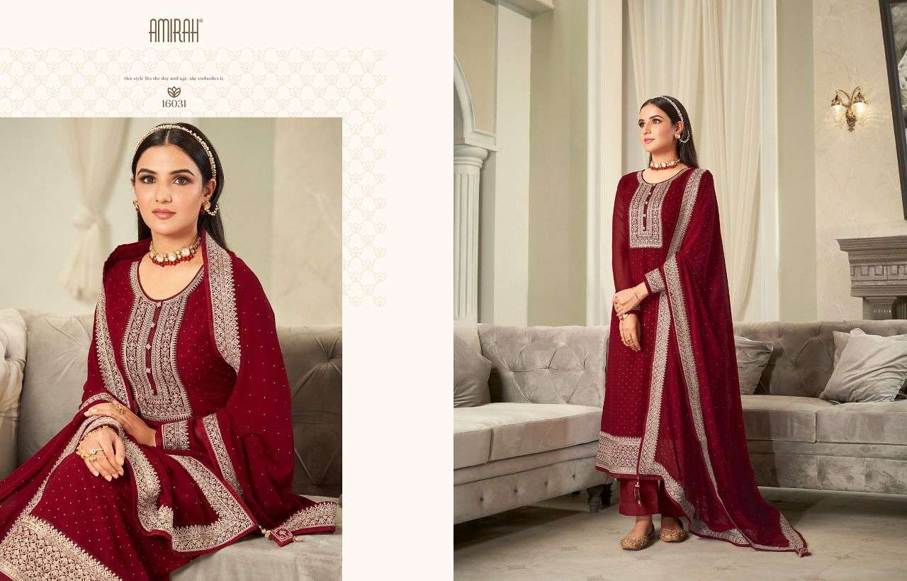 AMIRAH PRINCESS DESIGNER FINE GEORGETTE SUIT 