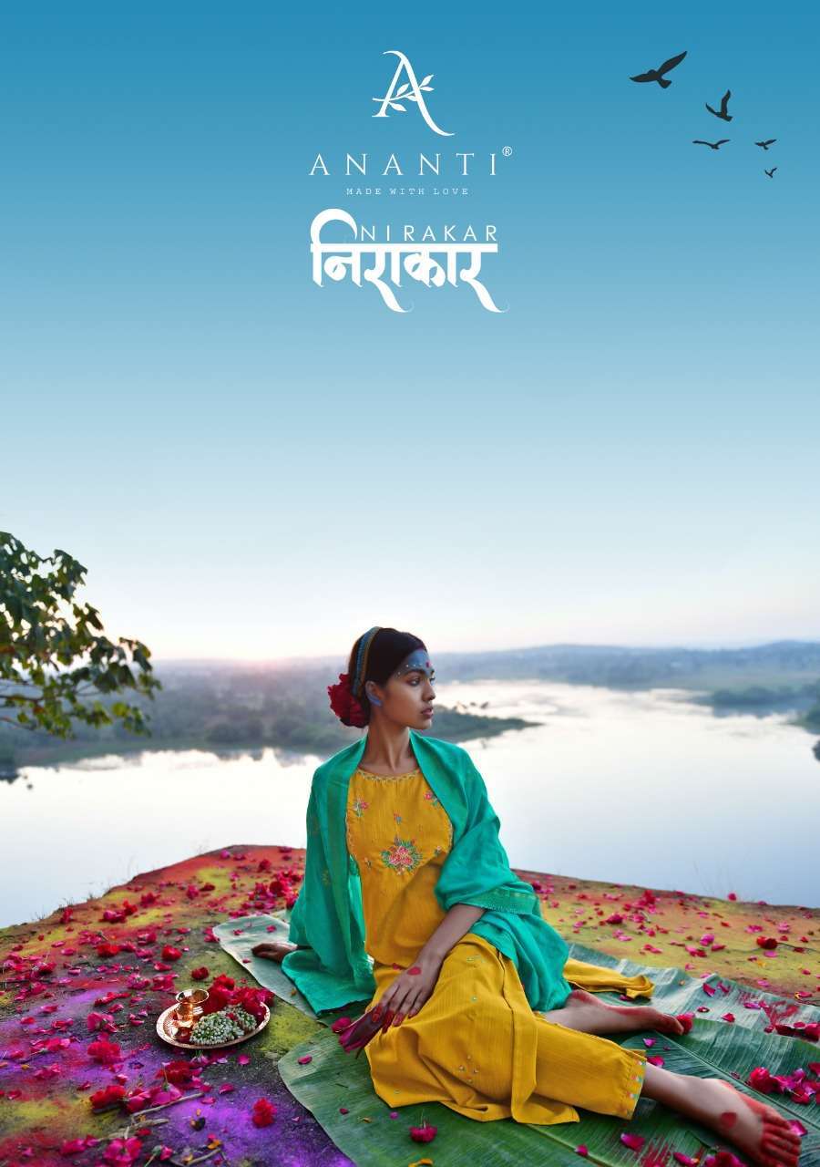 ananti nirakar series 5001-5005 Fine Weaving Silk Viscose readymade suit