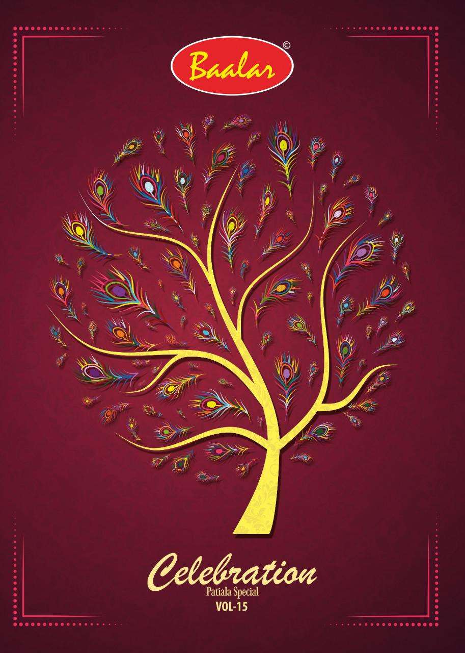 Baalar Celebration Patiala Special Vol-15 series 1503-1515 pure cotton suit 