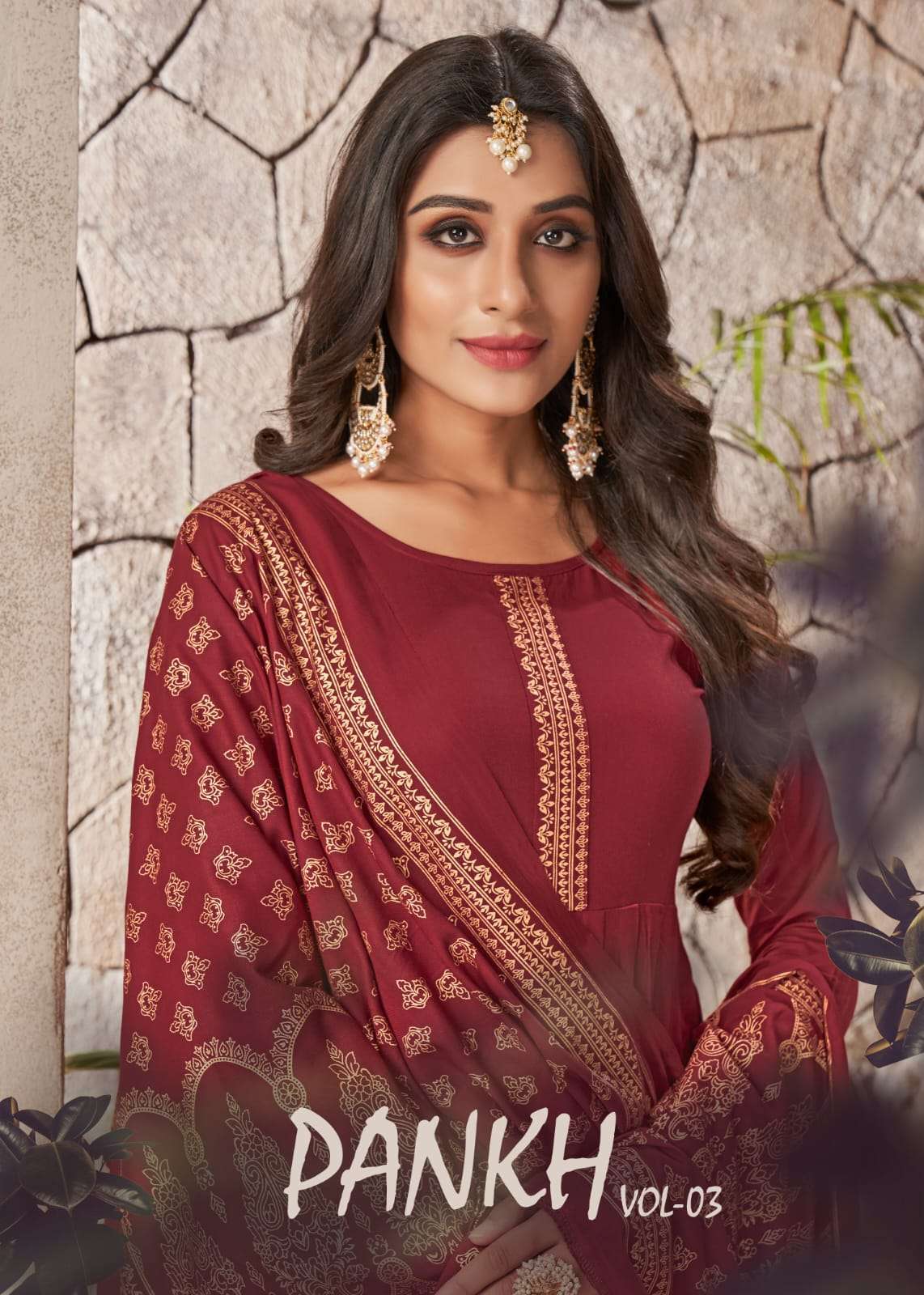 banwery pankh vol 3 series 3001-3005 heavy 14 kg rayon readymade suit 