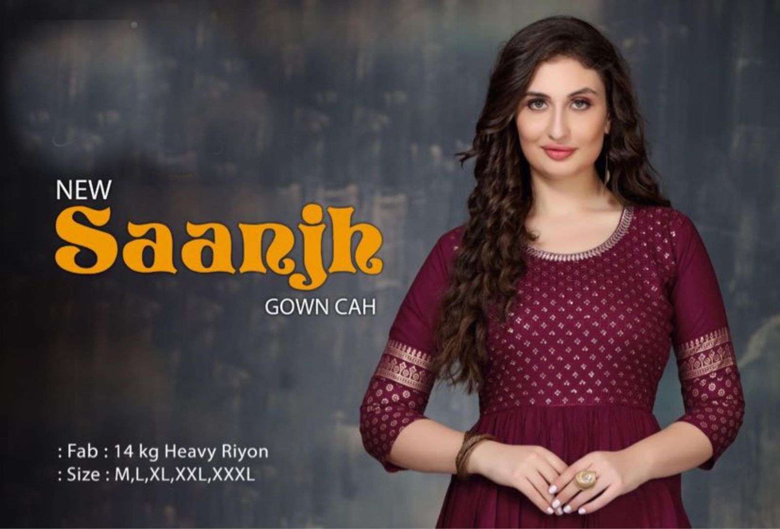beauty queen saanjh series 101-108 14 kg heavy rayon kurti 