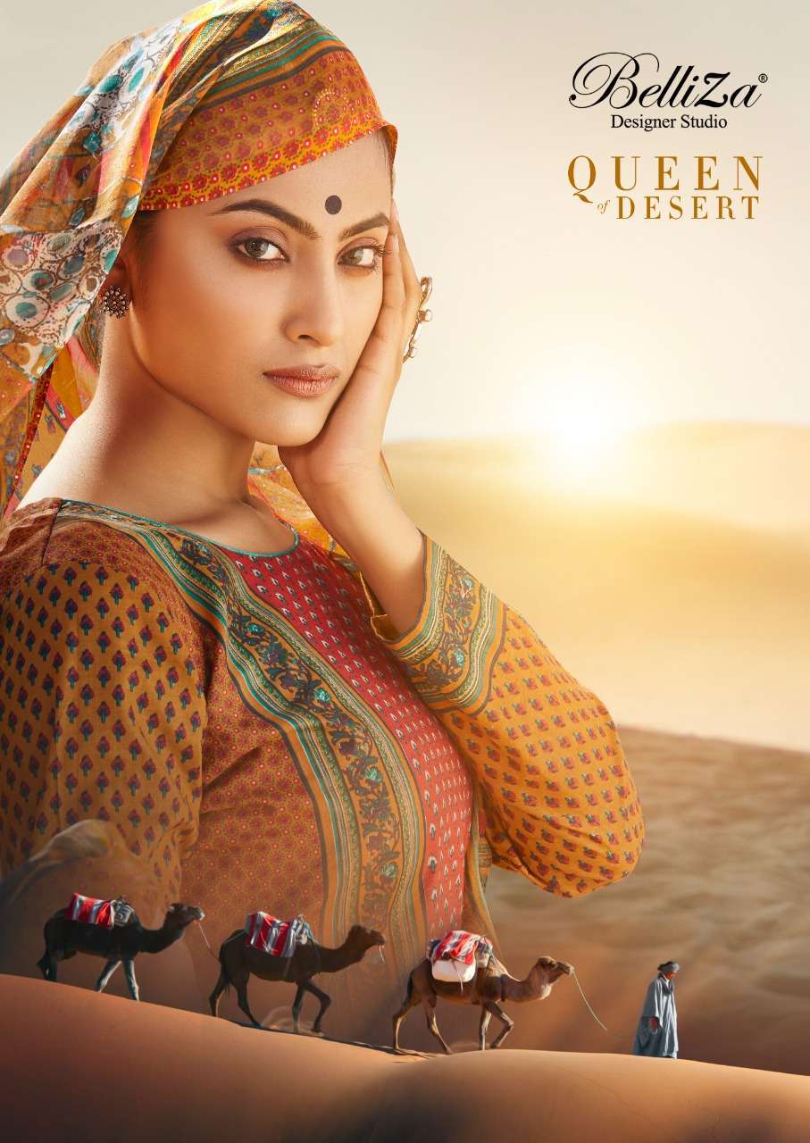 belliza queen of desert series 591001-591010 Pure Premium Cotton suit