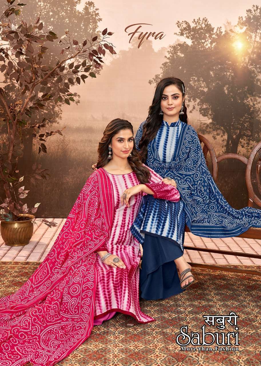 fyra saburi series 917001-917010 pure soft cotton suit 