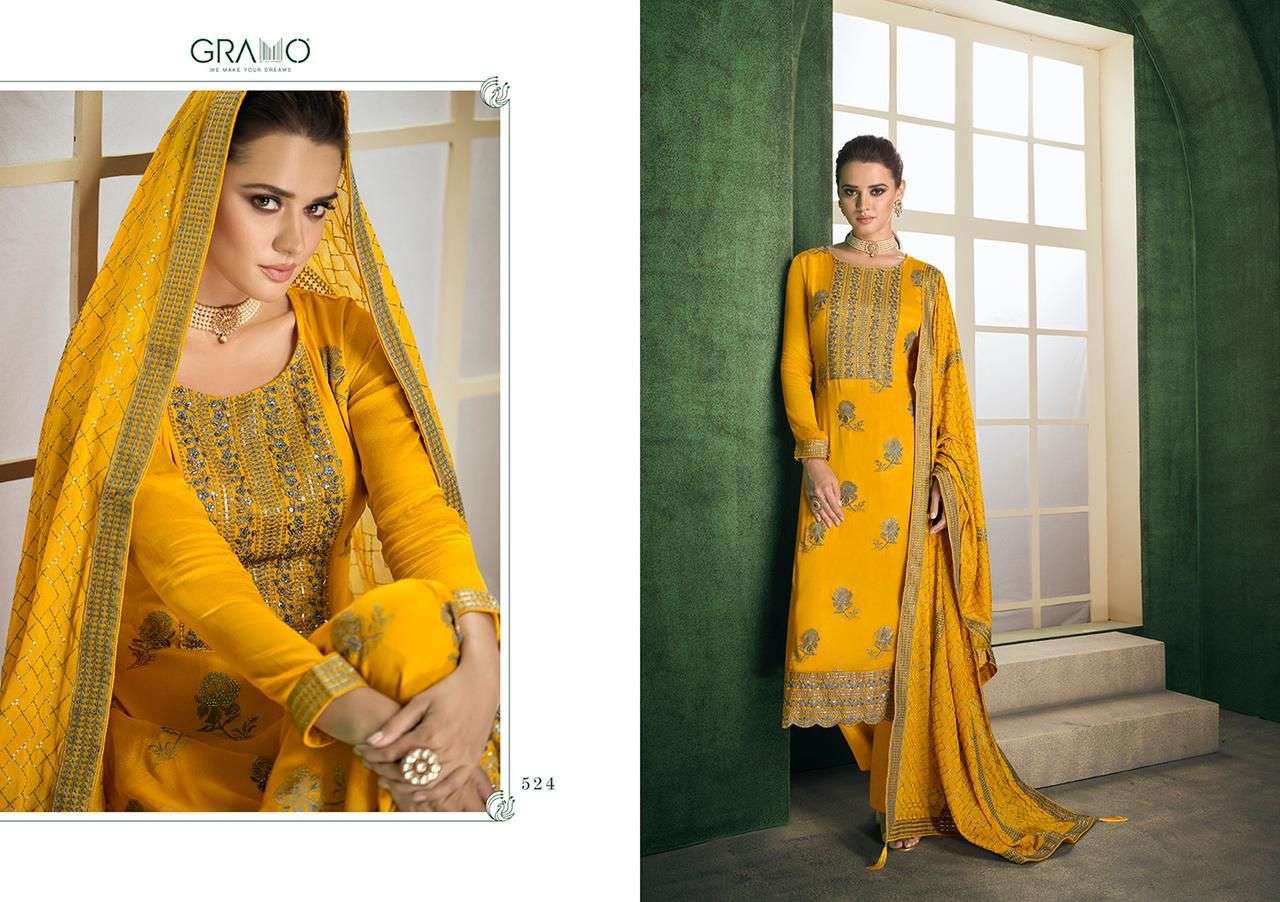 GRAMO SUKUN VOL-2 DESIGNER HEAVY AIRTEX CHINON SUIT 