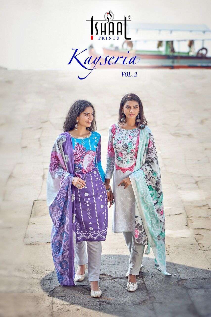 ishaal prints kesariya vol 2 series 2001-2010 Pure Lawn suit