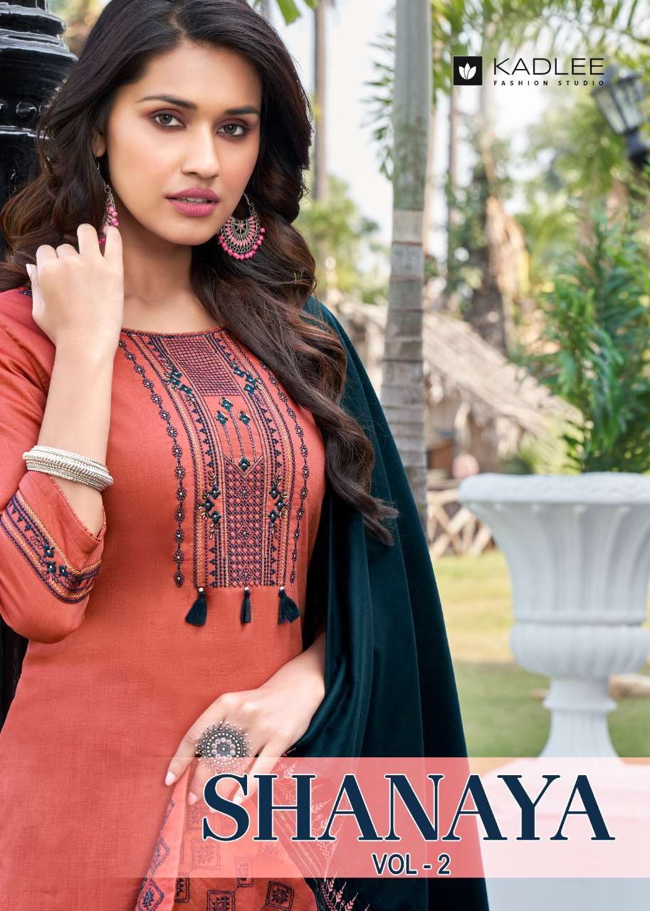 kadlee shanaya vol 2 series 5007-5012 chinon readymade suit 