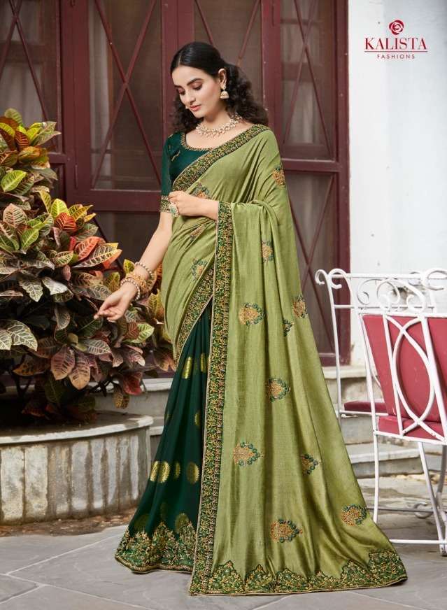 kalista sangeet gold vol 2 series 29765-29770 vichitra and viscose saree