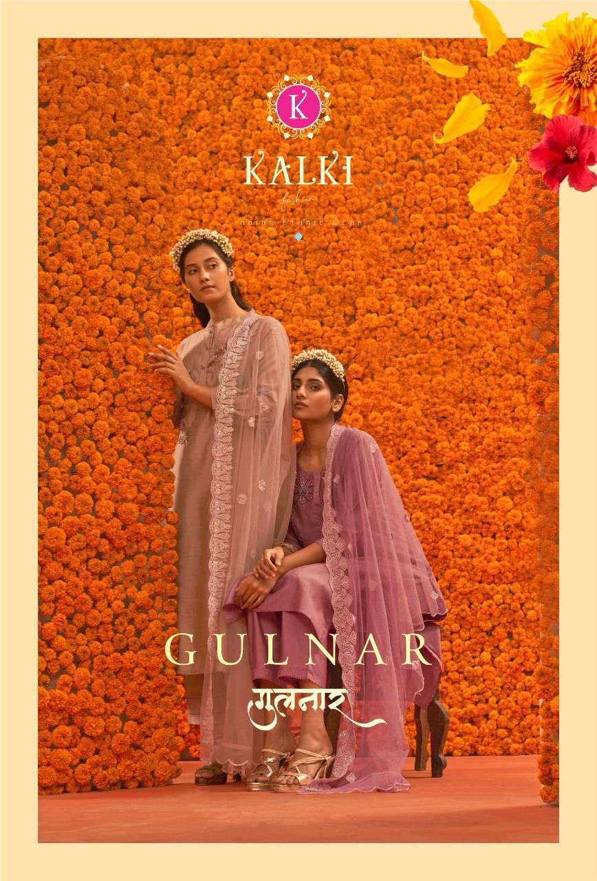 kalki trendz gulnar series 56001-56006 pure viscose silk readymade suit 