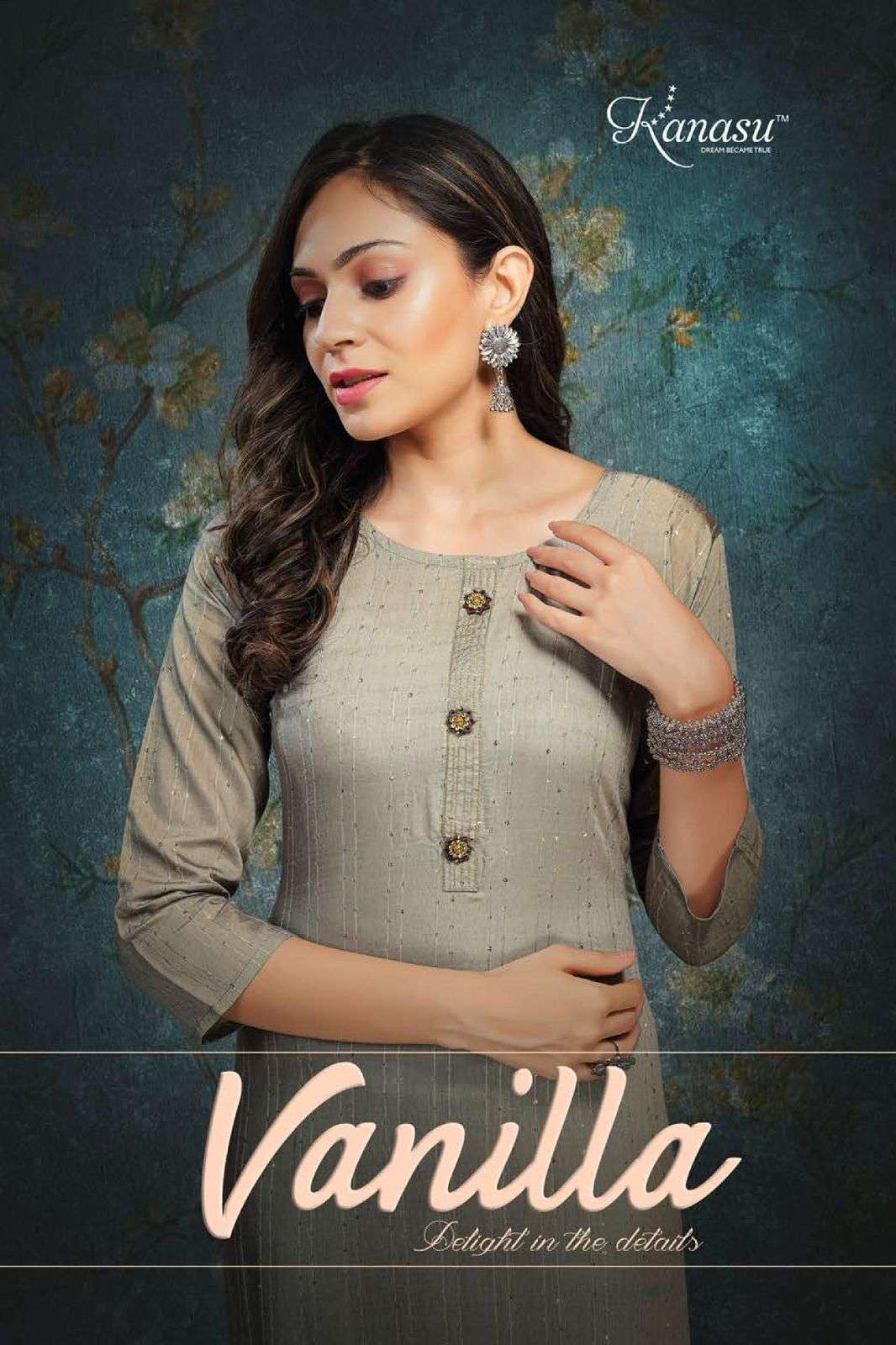 kanasu vanilla series 101-108 heavy diable chanderi kurti 