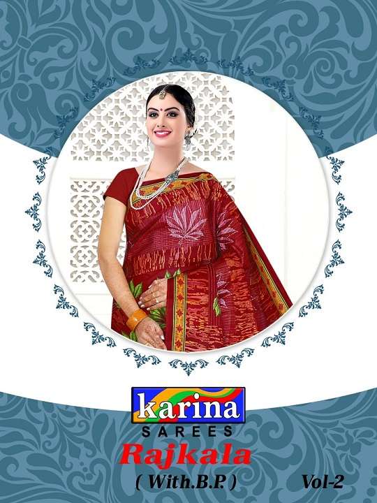 Karina Rajkala Vol-2 series 251-270 cotton printed saree