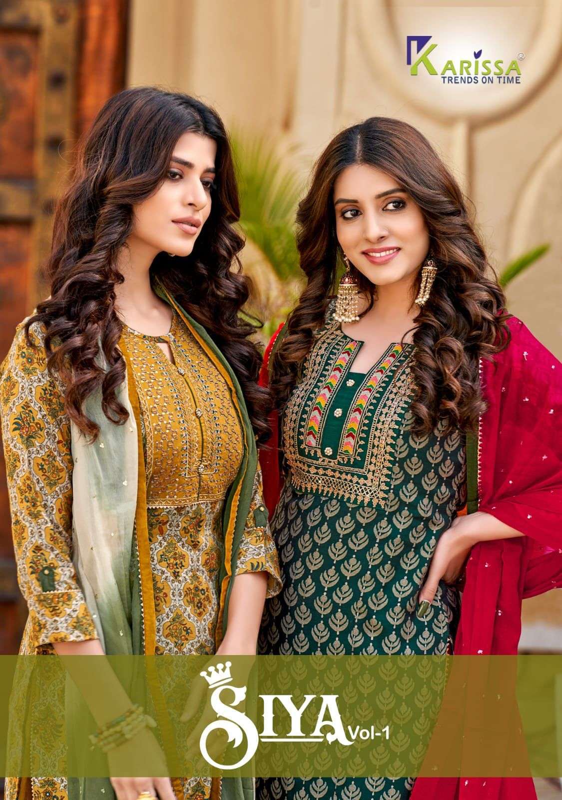 karissa siya vol 1 series 101-105 modal silk readymade suit 