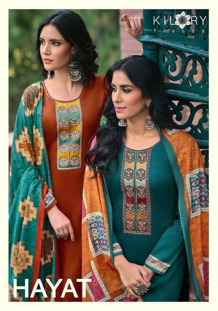 kilory trendz hayat series 271-278 pure jam cotton suit 