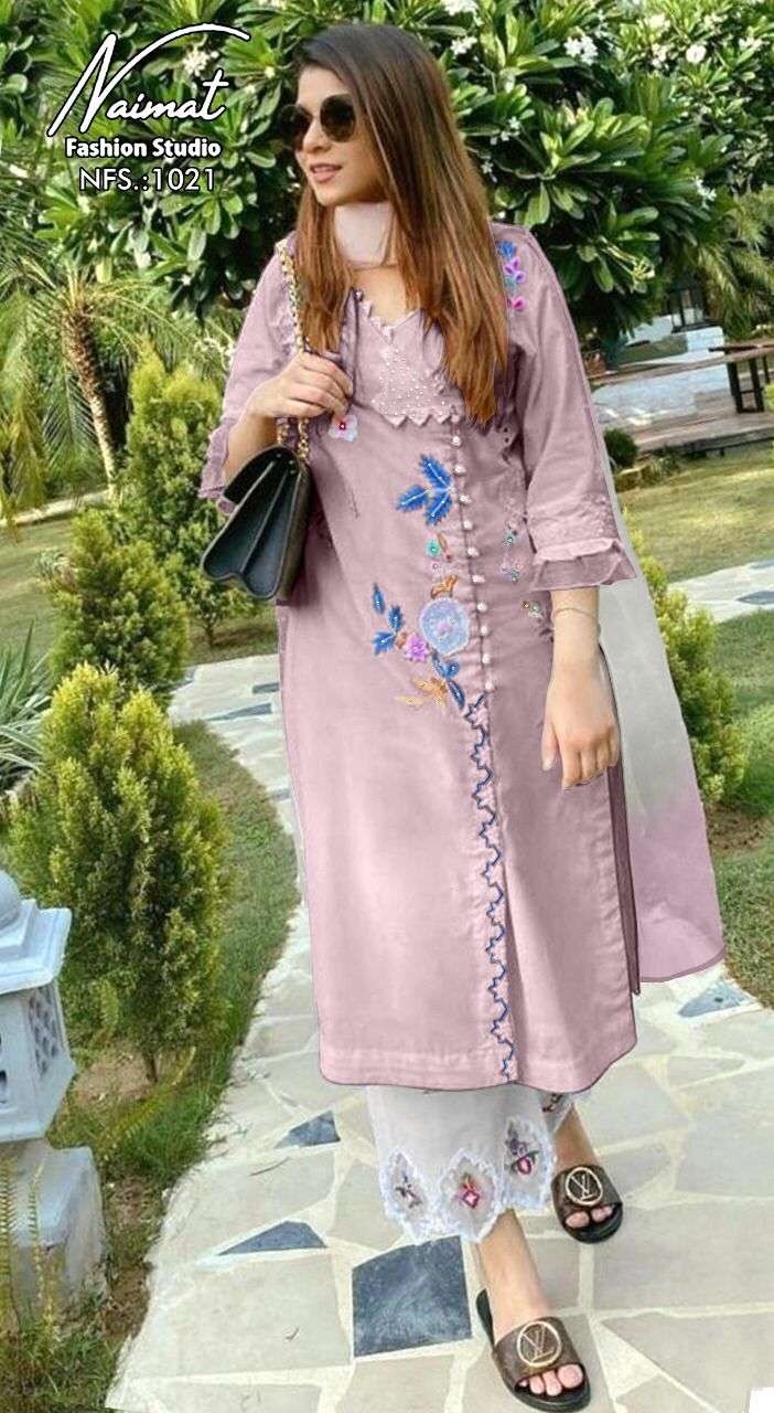 NAIMAT FASHION STUDIO NFS-1021 DESIGNER PURE GEORGETTE SUITSS 