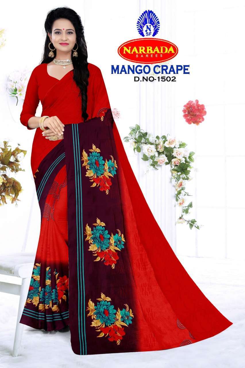 Narmada mango series 1501-1508 raniyal saree