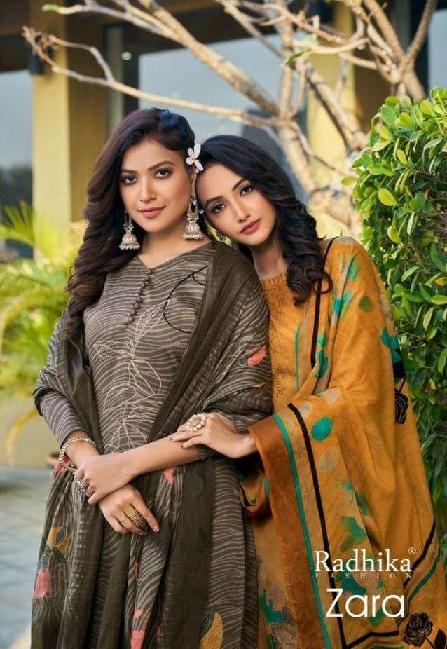 radhika zara series 15001-15008 jam cotton suit 