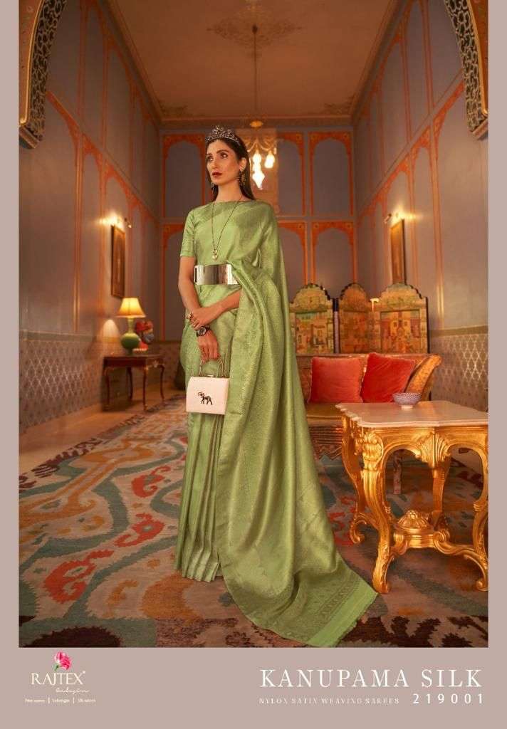 rajtex kanupama silk series 219001-219006 nylon two tone silk saree