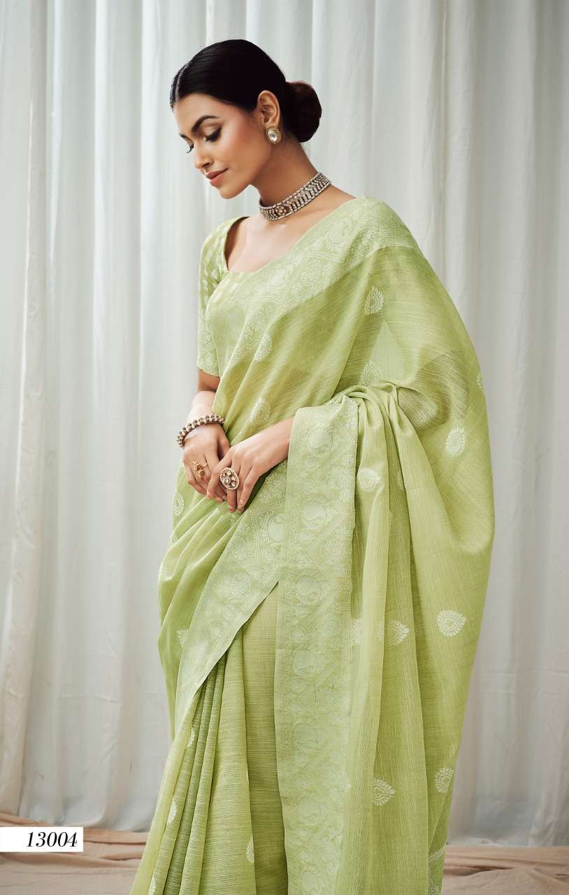RAJYOG ANIGMA DESIGNER SOFT LUCKNOWI SAREE 