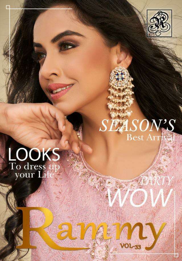 rammy vol 33 series 33001-33006 silk kurti with pant 