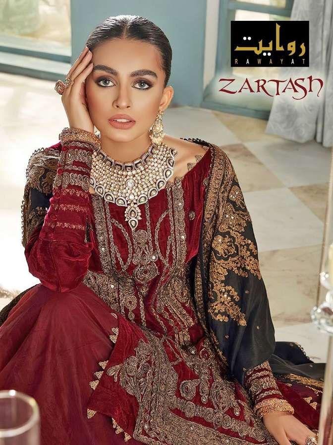 Rawayat Zartash series 1110-1112 Faux Georgette suit