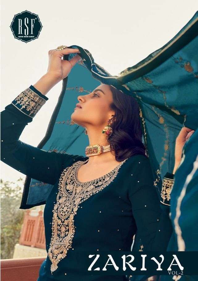 rsf zariya vol 2 series 21301-21306 Pure Faux blooming Georgette suit